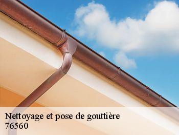 Nettoyage et pose de gouttière  ancourteville-sur-hericou-76560 RS couvreur 76