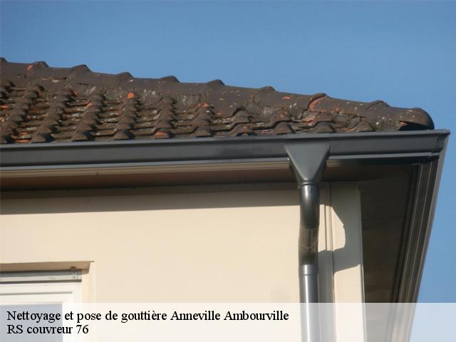 Nettoyage et pose de gouttière  anneville-ambourville-76480 RS couvreur 76