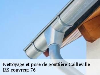 Nettoyage et pose de gouttière  cailleville-76460 RS couvreur 76