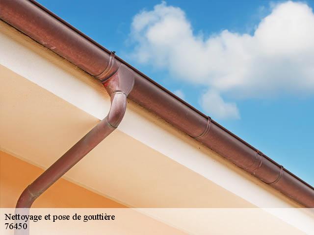 Nettoyage et pose de gouttière  grainville-la-teinturiere-76450 RS couvreur 76