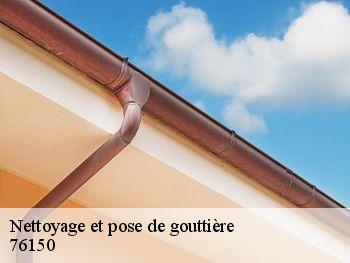 Nettoyage et pose de gouttière  saint-jean-du-cardonnay-76150 RS couvreur 76