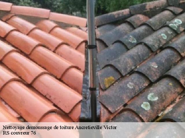 Nettoyage demoussage de toiture  ancretieville-victor-76760 RS couvreur 76