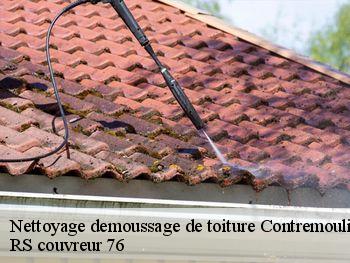 Nettoyage demoussage de toiture  contremoulins-76400 RS couvreur 76