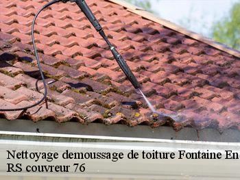 Nettoyage demoussage de toiture  fontaine-en-bray-76440 RS couvreur 76