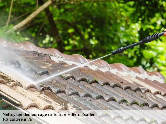 Nettoyage demoussage de toiture  villers-ecalles-76360 Entreprise WP