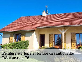 Peinture sur tuile et toiture  graimbouville-76430 RS couvreur 76
