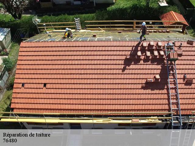 Réparation de toiture  ambourville-76480 RS couvreur 76