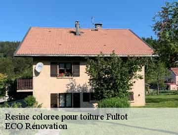 Resine coloree pour toiture  fultot-76560 ECO Rénovation