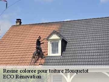 Resine coloree pour toiture  houquetot-76110 ECO Rénovation