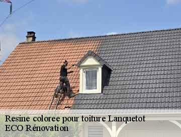 Resine coloree pour toiture  lanquetot-76210 ECO Rénovation